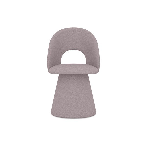 Sedia da pranzo lavanda in imbottito Kalo – Makamii-image-1