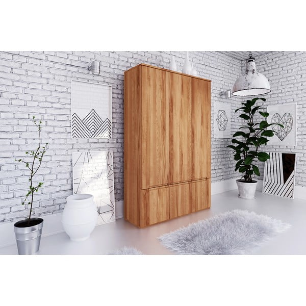 Armadio in legno di faggio 135x206 cm Vento 3 - The Beds-image-1