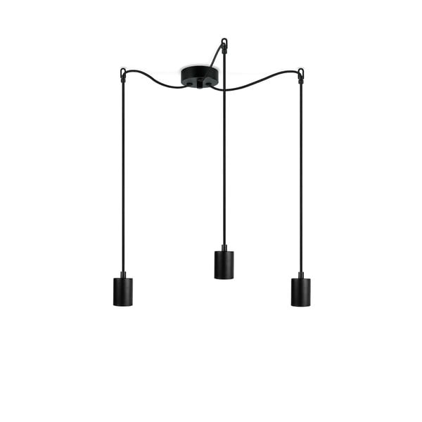 Lampada a sospensione nera con paralume in metallo ø 5 cm Cero - Sotto Luce