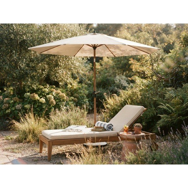 Ombrellone beige ø 300 cm Palinuro – Bizzotto-image-1