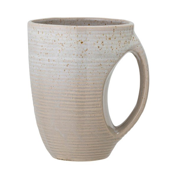 Tazza grigia in gres 550 ml Taupe – Bloomingville
