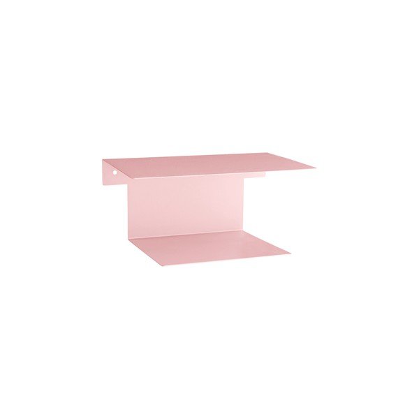 Comodino color mattone in acciaio da parete/con ripiani Broom – Ellos Home