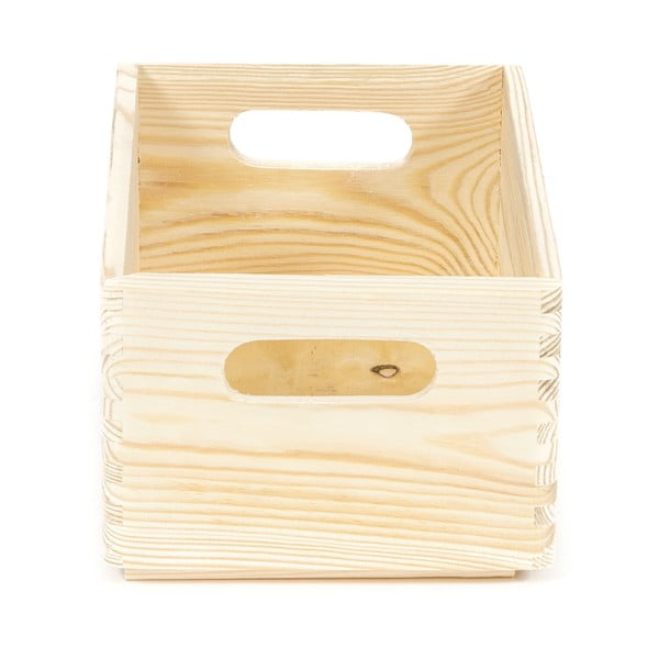 Scatola in legno di pino Custom, 30 x 20 x 14 cm - Compactor-image-4