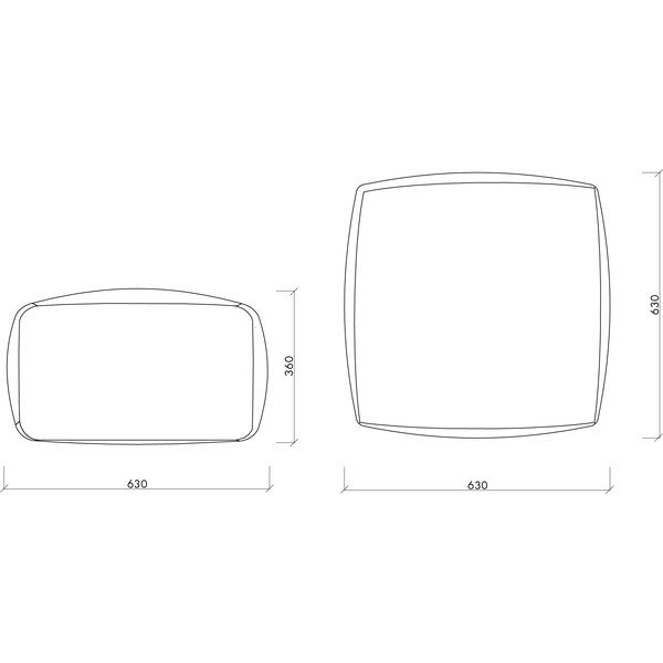 Poggiapiedi blu con rivestimento in lana Keno – noo.ma-image-4