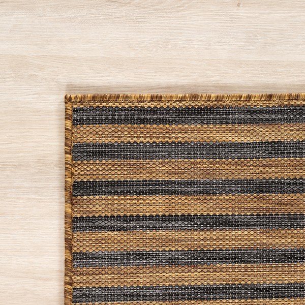 Tappeto da interno/esterno nero/marrone 200x290 cm Mira 1453 – Ayyildiz Carpets-image-2