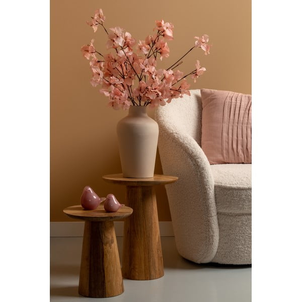 Tavolino rotondo in legno di mango ø 35,5 cm Force - Leitmotiv-image-2