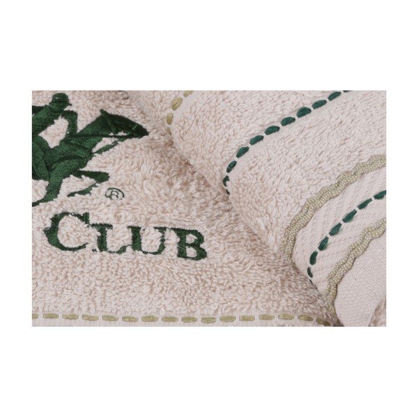 Set di 2 asciugamani beige, 90 x 50 cm - Unknown-image-3