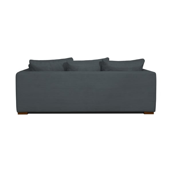 Divano in velluto a coste grigio 175 cm Comfy - Scandic-image-3