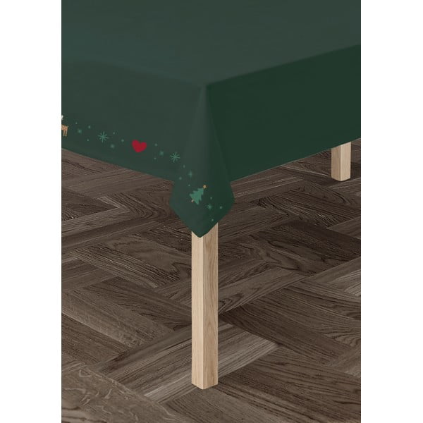 Tovaglia in misto cotone a tema natalizio 150x270 cm Christmas Fable – JUNA-image-4