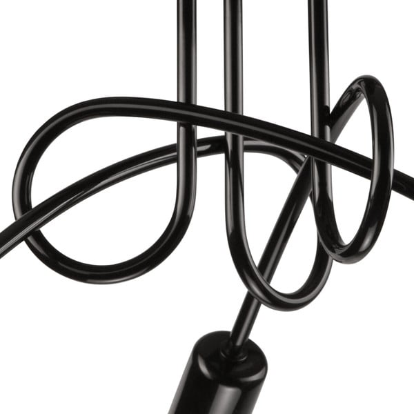 Plafoniera senza paralume nera 36x36 cm Camilla – LAMKUR-image-3