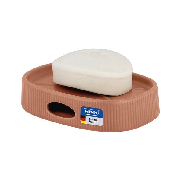 Portasaponetta marrone in ceramica Fablo – Wenko-image-3