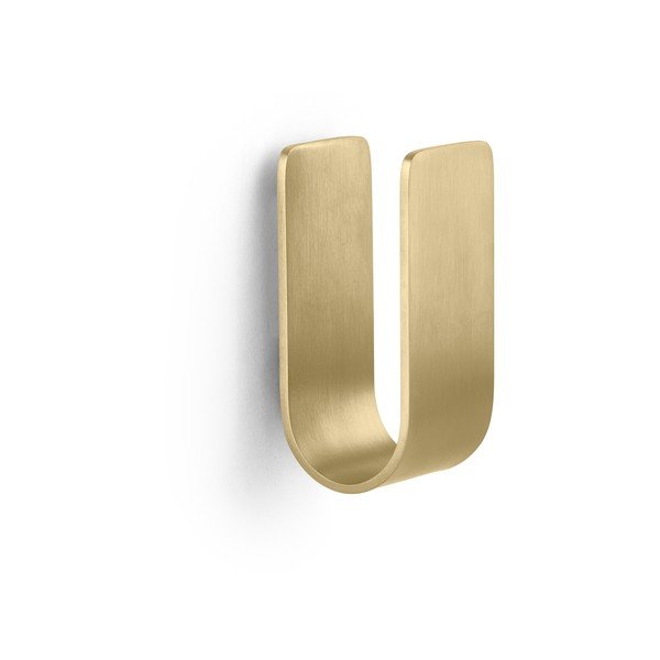 Gancio da parete dorato in acciaio inox Ume – Zone