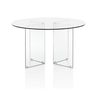 Tavolo da pranzo rotondo in vetro ø 50 cm Kaya – Tomasucci