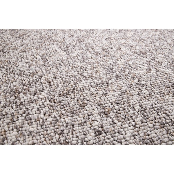 Tappeto grigio-beige 80x150 cm Petra Liso - Universal-image-3