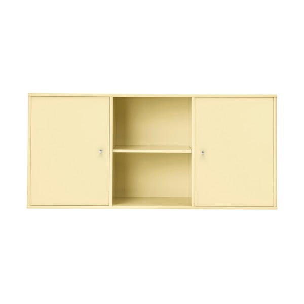 Cassettiera bassa giallo chiaro a sospensione 133x61 cm Mistral - Hammel Furniture