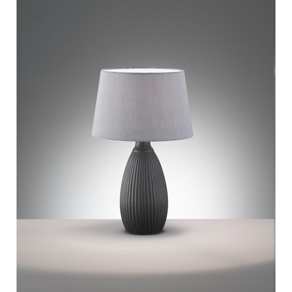 Lampada da tavolo grigia Ames - Fischer & Honsel-image-1