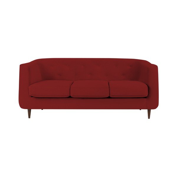 Červená pohovka Kooko Home Love, 175 cm