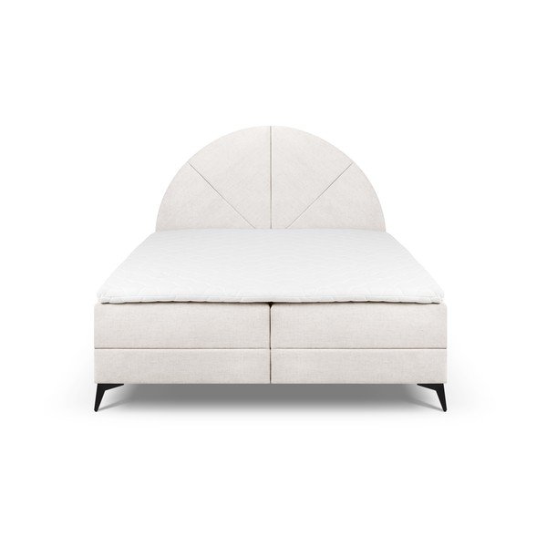 Letto boxspring beige con contenitore 180x200 cm Sunset - Cosmopolitan Design-image-2