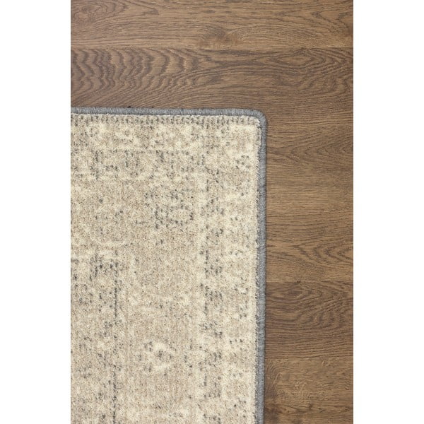 Tappeto in lana beige 133x180 cm William - Agnella-image-3