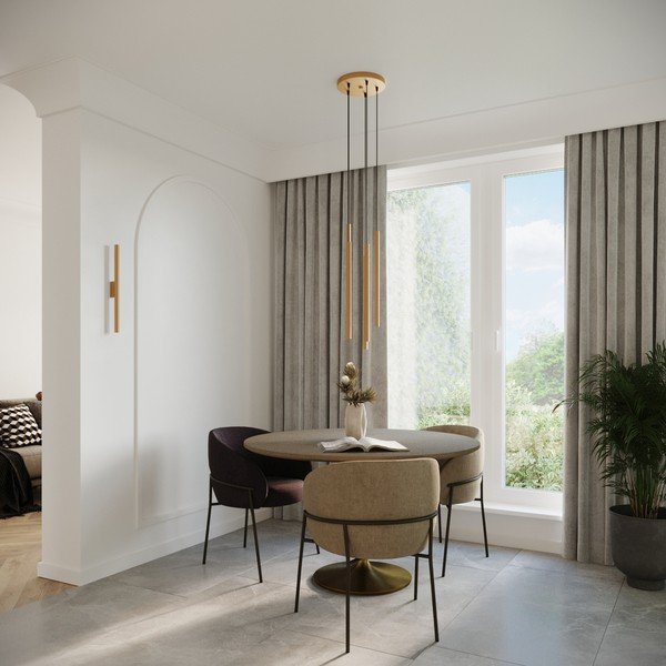 Lampada da parete dorata ø 2,5 cm Fideus – Sollux-image-4