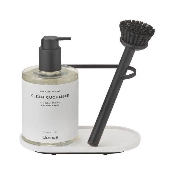 Supporto per detersivo color crema in calcestruzzo Dhuva – Blomus-image-2