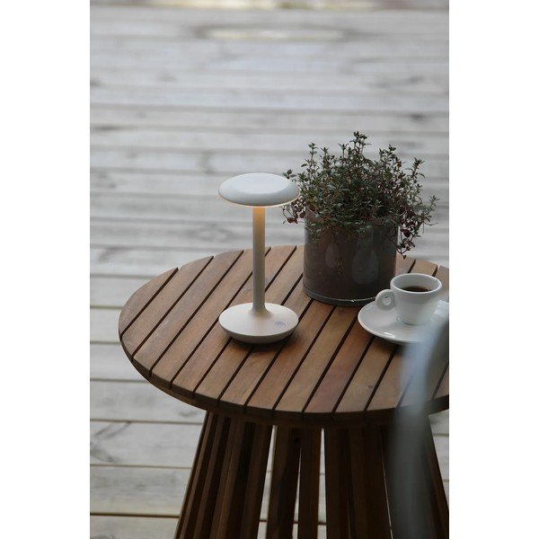 Lampada da tavolo LED greige (altezza totale 20 cm) Petit – Markslöjd-image-1