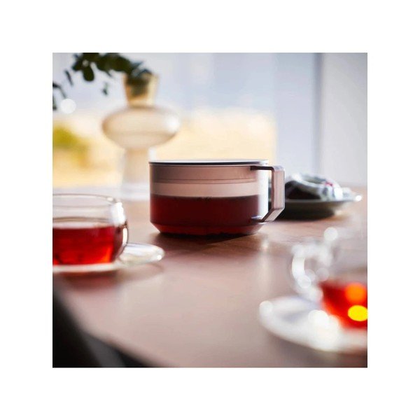 Teiera nera in plastica con filtro 600 ml Tower – YAMAZAKI-image-2