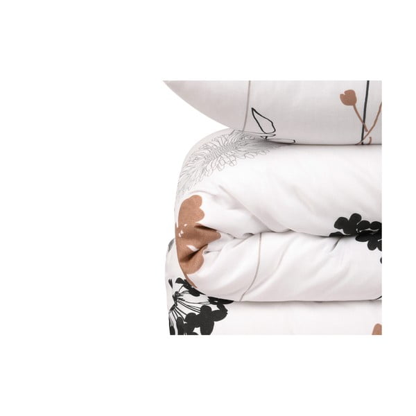 Biancheria da letto matrimoniale bianca 240x220 cm Atlantis - Mijolnir-image-3