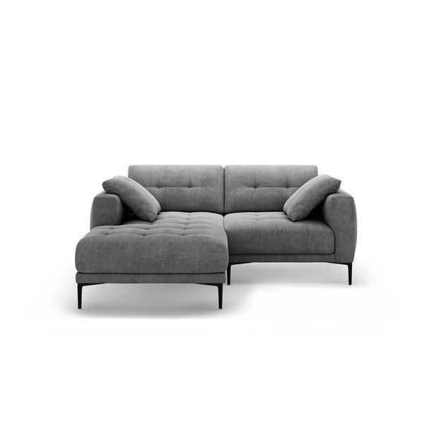 Divano angolare grigio (con penisola a sinistra/con chaise lounge) Bemy – Micadoni 