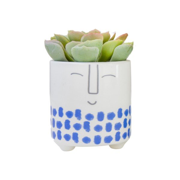 Coprivaso in ceramica ø 10 cm Happy Face - Kitchen Craft-image-2