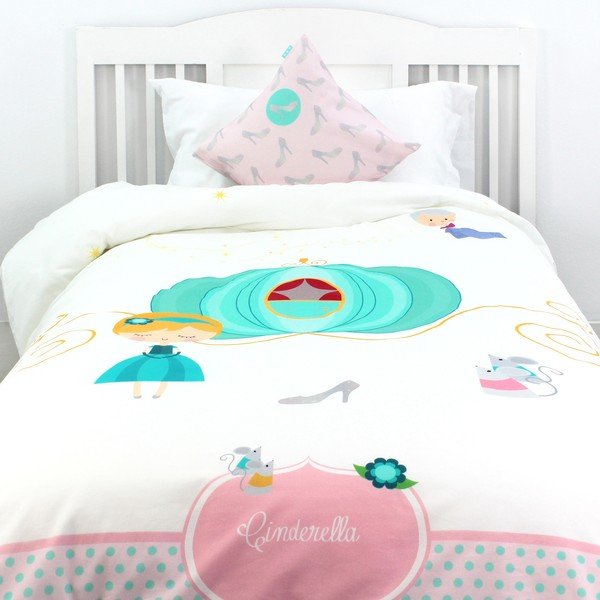 Copripiumino e cuscino in cotone per bambini , 140 x 200 cm Pumpkin - Mr. Fox-image-2