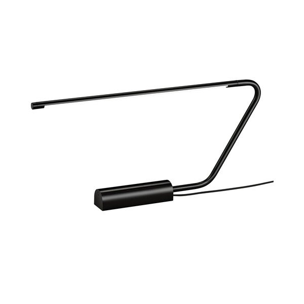 Lampada da tavolo LED nera (altezza totale 33 cm) Olea – Trio Select