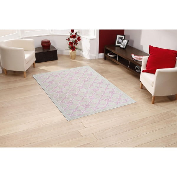 Tappeto in cotone crema Polvere, 60 x 90 cm - Floorist-image-1