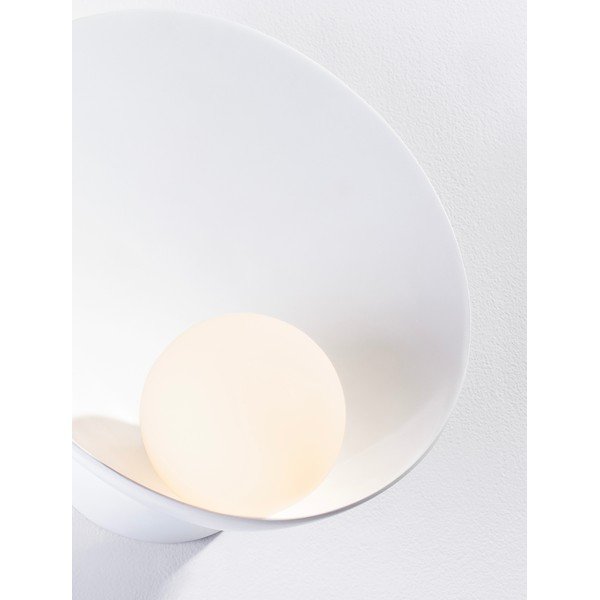 Lampada da parete bianco opaco in acciaio Minim – Nova Luce-image-3