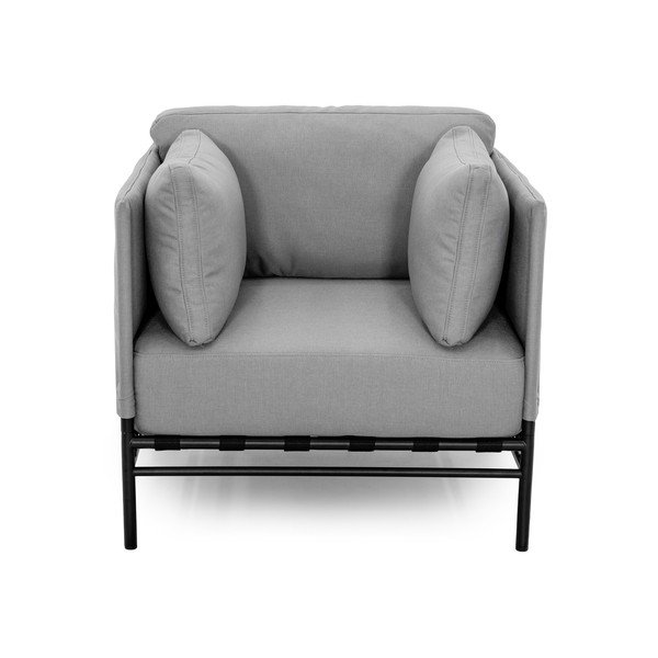 Poltrona da giardino imbottita grigio chiaro Dandy - Sit Sit-image-2