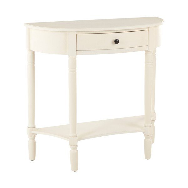 Tavolo consolle bianco in pino massiccio 33x81 cm Heritage – Premier Housewares