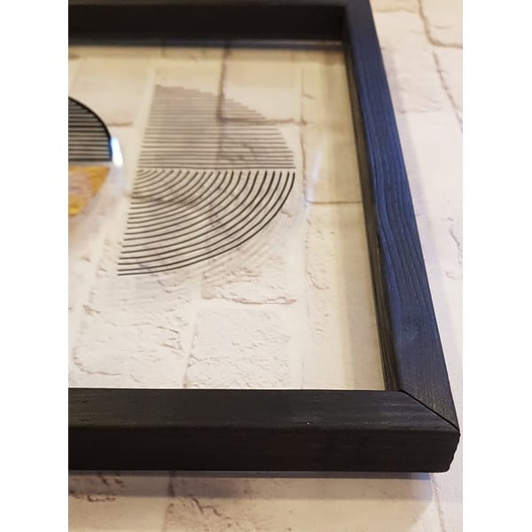 Quadro in vetro in cornice nera Forme II., 32 x 42 cm - Vavien Artwork-image-1