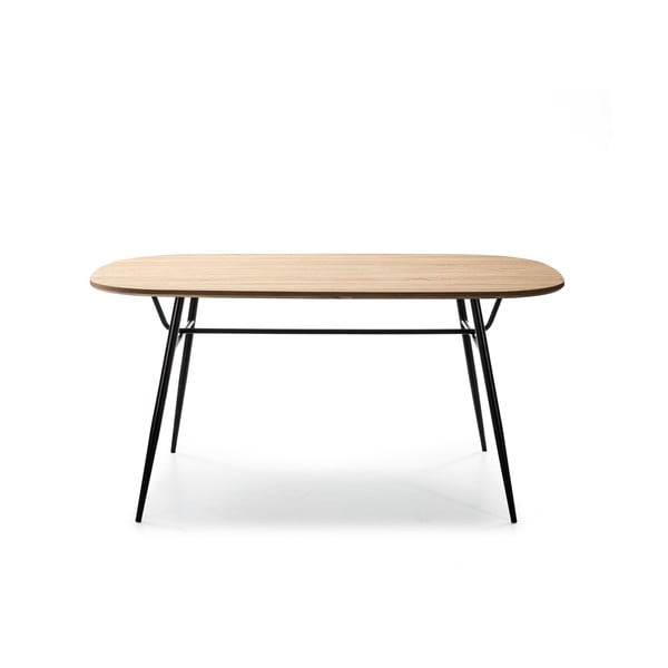 Tavolo da pranzo con piano in legno di rovere Mirta - Marckeric-image-2