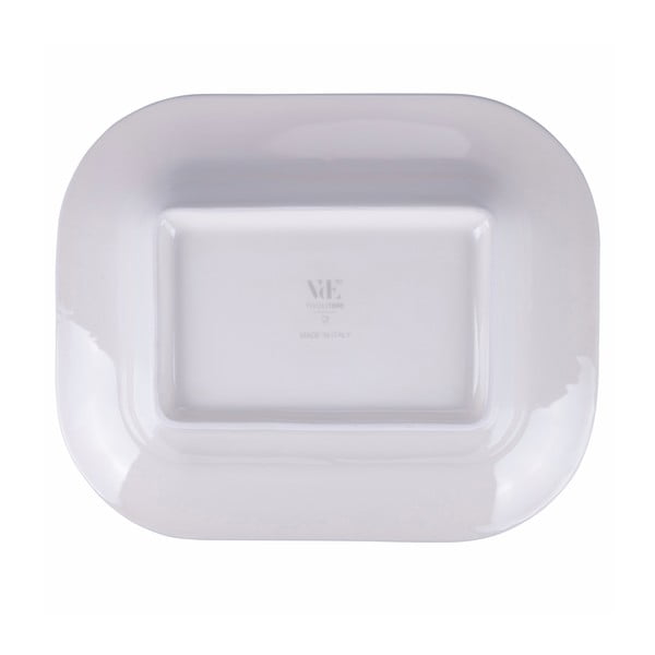 Piatto da portata in ceramica , 43,5 x 35,5 cm Face to Grey - VDE Tivoli 1996-image-3
