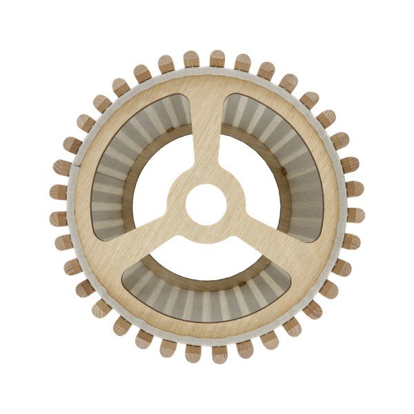 Paralume in legno di quercia di colore naturale ø 29 cm Komorebi - UMAGE-image-2