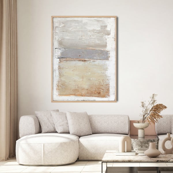 Quadro dipinto a mano 90x120 cm Scenario 1 - Malerifabrikken-image-1