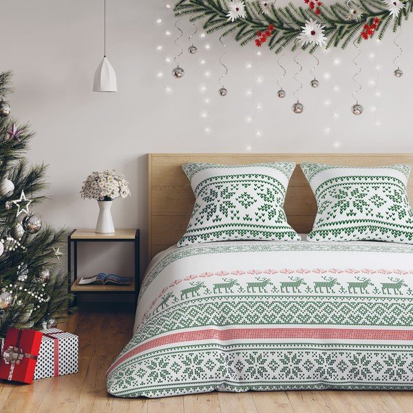 Biancheria da letto in flanella per letto matrimoniale, 200 x 200 cm Snuggy Hollie - AmeliaHome-image-1