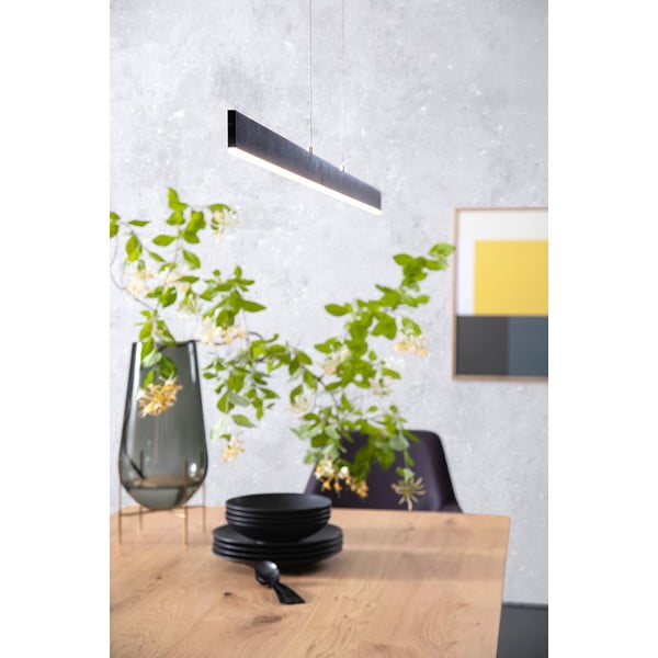 Lampadario a LED nero dimmerabile Straight - Fischer & Honsel-image-3