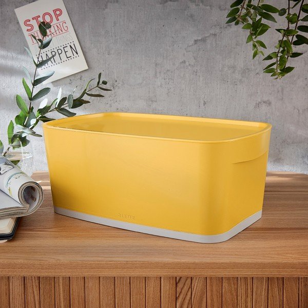 Contenitore giallo con coperchio Cosy, volume 5 l MyBox Cosy - Leitz-image-1