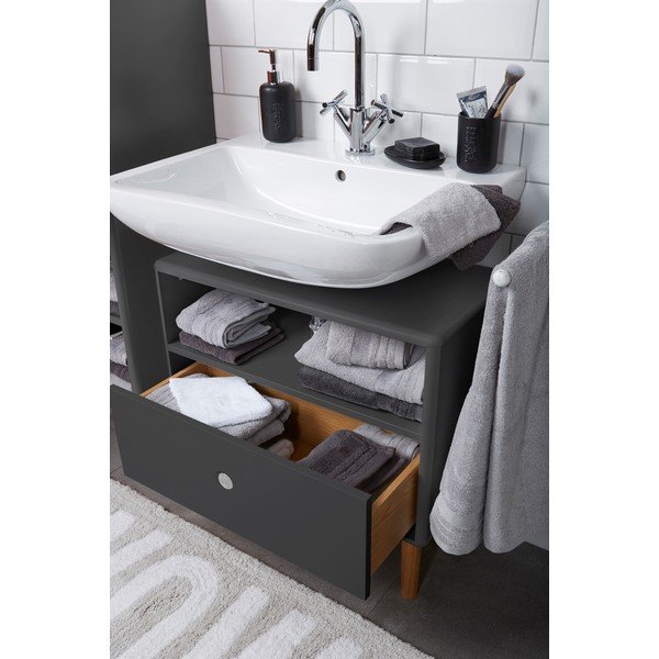 Mobile grigio scuro sotto il lavello Color Bath - Tom Tailor-image-3