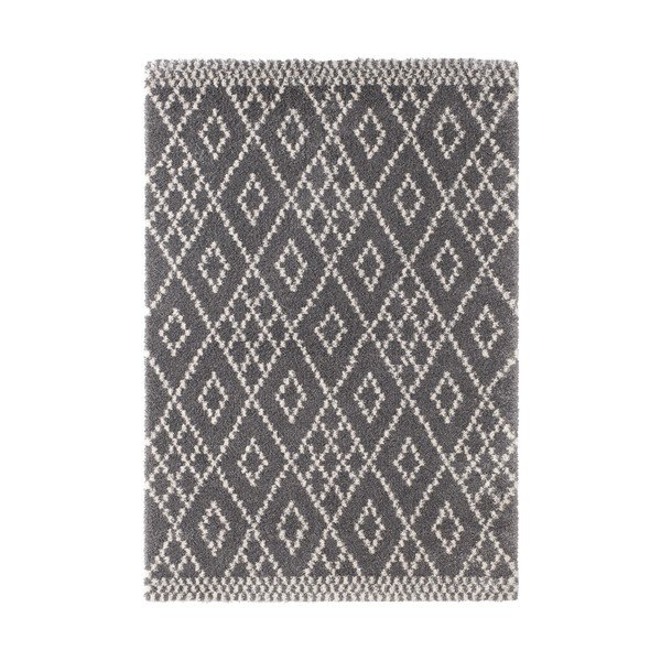 Tappeto grigio scuro Ornamento, 120 x 170 cm - Mint Rugs