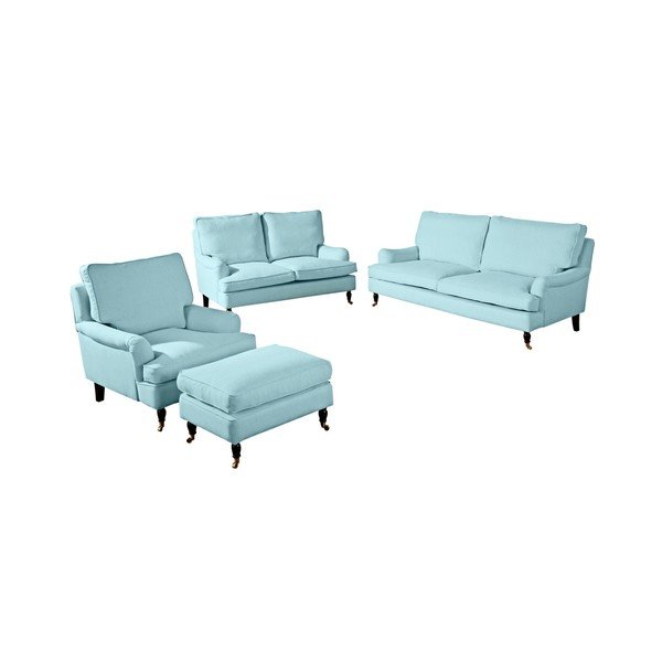 Divano azzurro Passion, 210 cm - Max Winzer-image-1