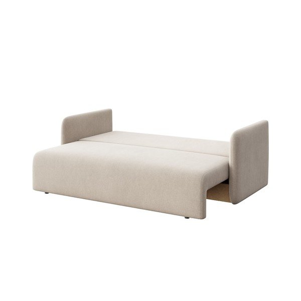Divano beige allungabile rivestito in velluto 220 cm Chaum – Rodier-image-4
