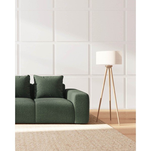 Divano in tessuto bouclé verde 287 cm Feiro - MESONICA-image-3