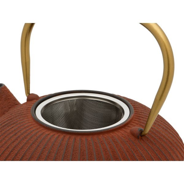 Teiera in ghisa rosso chiaro 1,1 l Linhai - Bredemeijer-image-4